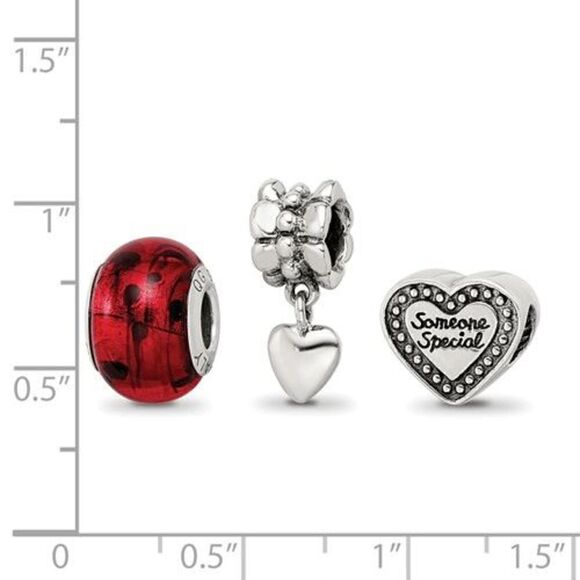 New Sterling Silver Reflections Someone Special Boxed Bead Set - Picture 3 of 4